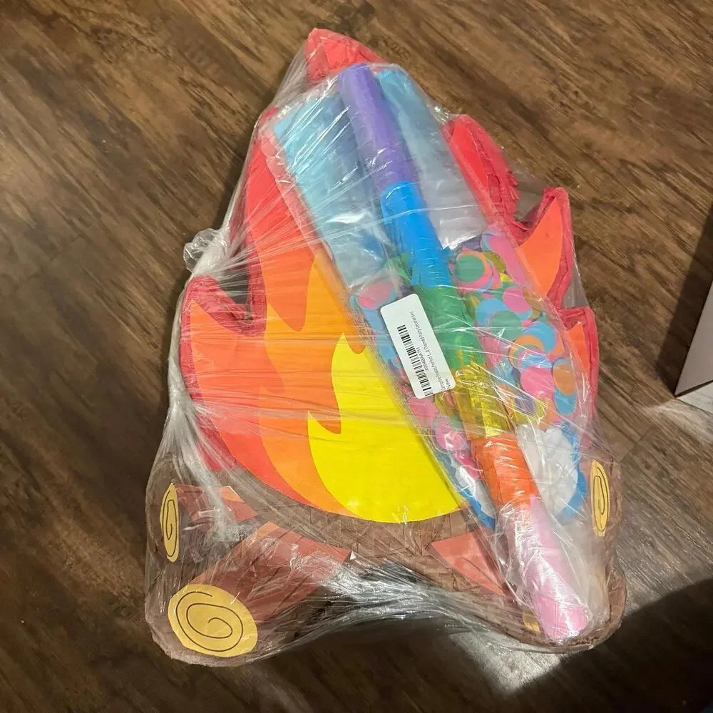 Campfire Pinatas,Perfect for Flame Party Birthdays,